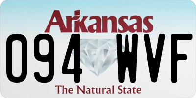 AR license plate 094WVF