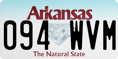 AR license plate 094WVM