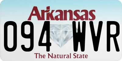 AR license plate 094WVR