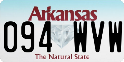 AR license plate 094WVW
