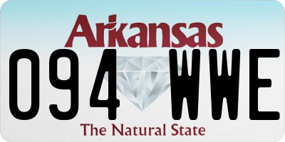 AR license plate 094WWE