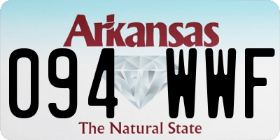 AR license plate 094WWF