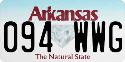 AR license plate 094WWG