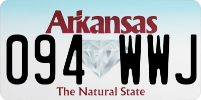 AR license plate 094WWJ