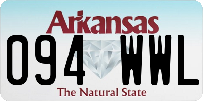 AR license plate 094WWL