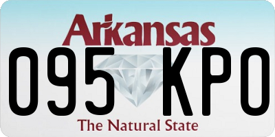 AR license plate 095KPO