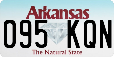 AR license plate 095KQN