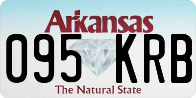AR license plate 095KRB