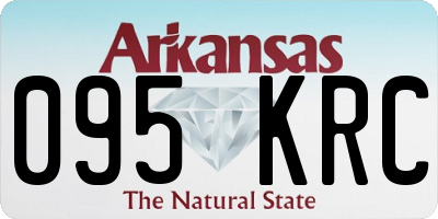 AR license plate 095KRC