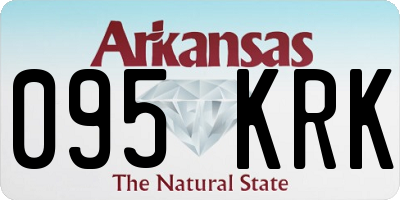AR license plate 095KRK