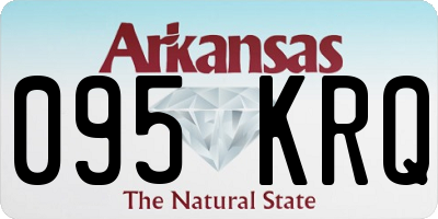 AR license plate 095KRQ