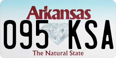 AR license plate 095KSA