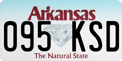 AR license plate 095KSD
