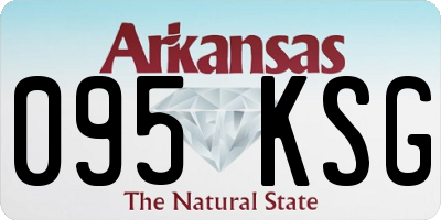 AR license plate 095KSG