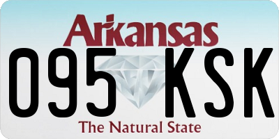 AR license plate 095KSK