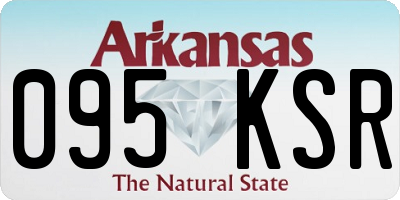 AR license plate 095KSR