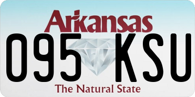 AR license plate 095KSU