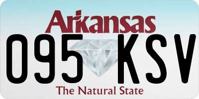 AR license plate 095KSV
