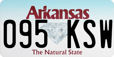 AR license plate 095KSW