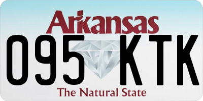 AR license plate 095KTK