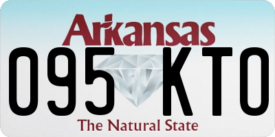 AR license plate 095KTO