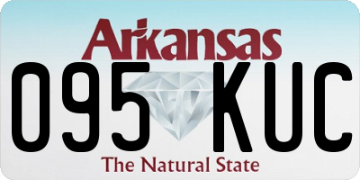 AR license plate 095KUC