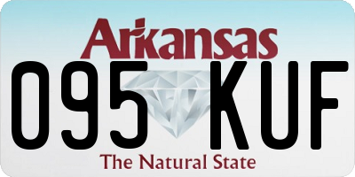 AR license plate 095KUF