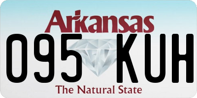 AR license plate 095KUH