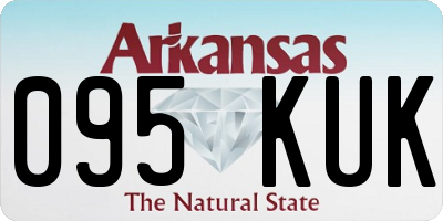 AR license plate 095KUK