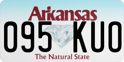 AR license plate 095KUO