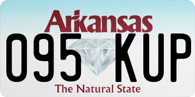 AR license plate 095KUP