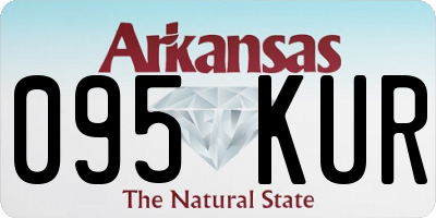 AR license plate 095KUR