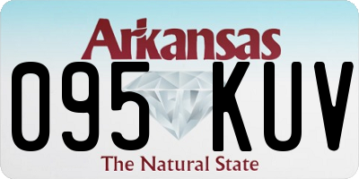 AR license plate 095KUV