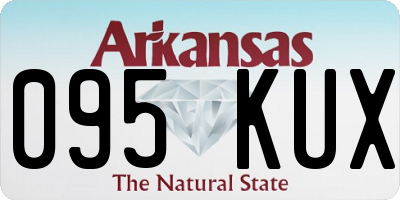 AR license plate 095KUX