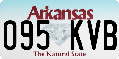 AR license plate 095KVB