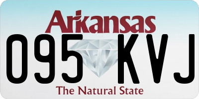 AR license plate 095KVJ