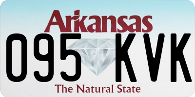 AR license plate 095KVK