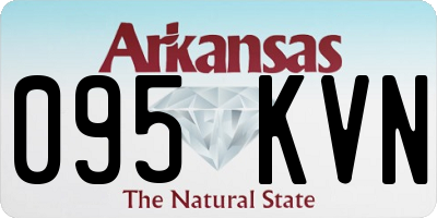 AR license plate 095KVN