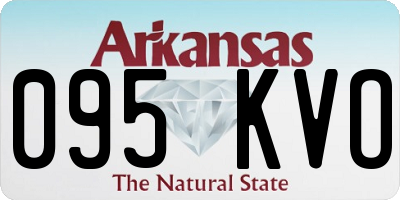 AR license plate 095KVO