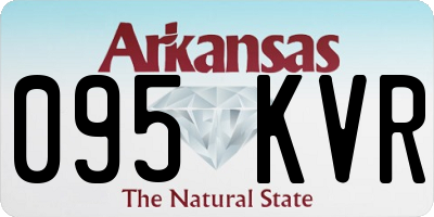 AR license plate 095KVR