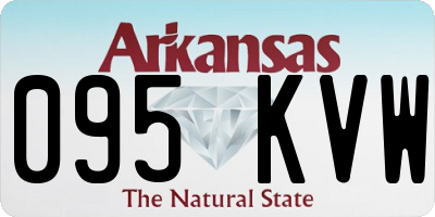 AR license plate 095KVW