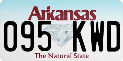 AR license plate 095KWD