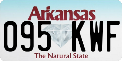 AR license plate 095KWF