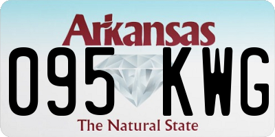 AR license plate 095KWG