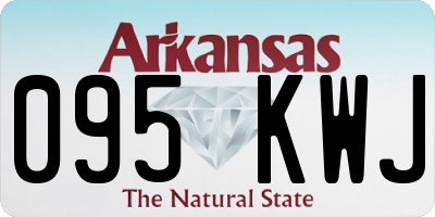 AR license plate 095KWJ