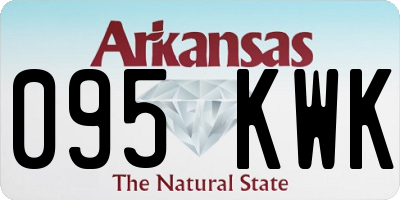 AR license plate 095KWK