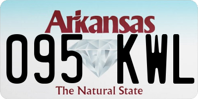 AR license plate 095KWL