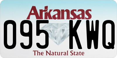 AR license plate 095KWQ