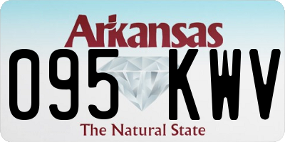 AR license plate 095KWV