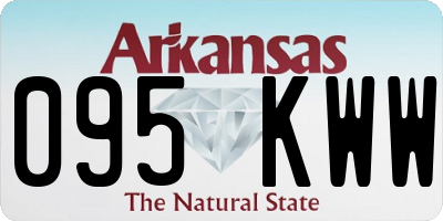 AR license plate 095KWW